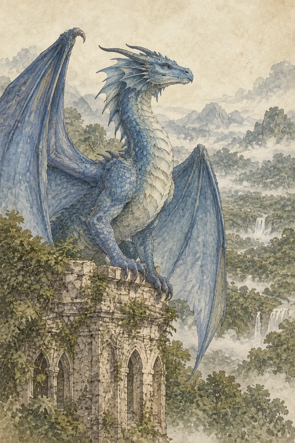Unofficial illustration of Tintaglia